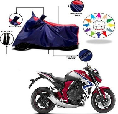 DeepShakshi AUTOMOTIVE Waterproof Two Wheeler Cover for Honda(CB 1000R, Blue, Red)