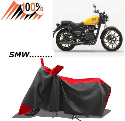smwzxyu Waterproof Two Wheeler Cover for Royal Enfield(Meteor 350, Red)