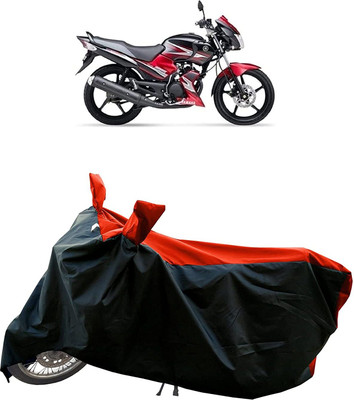 KEDIT Two Wheeler Cover for Yamaha(SS 125, Red, Black)