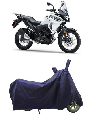 Coxtor Waterproof Two Wheeler Cover for Kawasaki(Versys X 300, Blue)