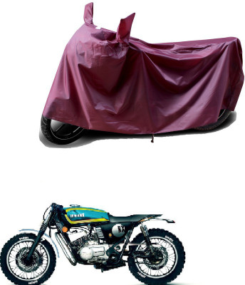 THE REAL ARV Waterproof Two Wheeler Cover for Yamaha(RX 100, Maroon)