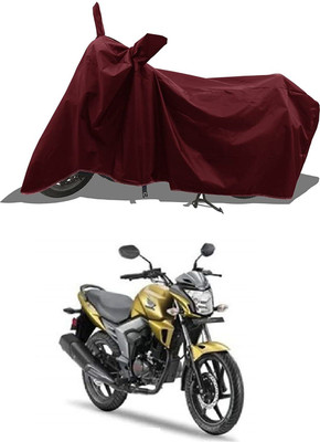KEDIT Two Wheeler Cover for Honda(Dream Yuga, Maroon)