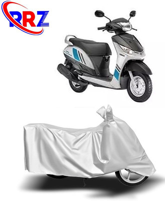 RRZ Waterproof Two Wheeler Cover for Yamaha(Alpha, White)