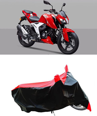 KEDIT Two Wheeler Cover for TVS(Apache RTR 310, Red)