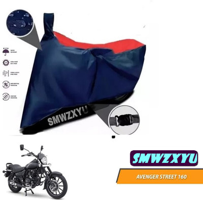 smwzxyu Waterproof Two Wheeler Cover for Bajaj(Avenger Street 160, Red, Blue)