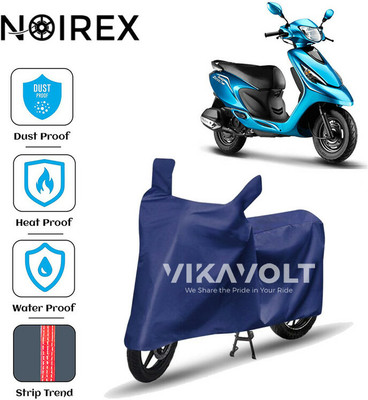 NOIREX Waterproof Two Wheeler Cover for TVS(Zest, Blue)