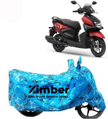 ZIMBER Two Wheeler Cover for Yamaha(RayZR 125 Fi, Blue)