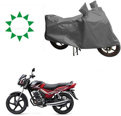DeepShakshi AUTOMOTIVE Waterproof Two Wheeler Cover for TVS(Star City, Grey)