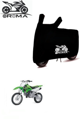 THE REAL ARV Waterproof Two Wheeler Cover for Kawasaki(KLX 110, Black)