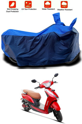 MMSSTAR Waterproof Two Wheeler Cover for Ampere(Magnus Pro, Blue, Blue)