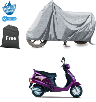 CODOKI Waterproof Two Wheeler Cover for Mahindra(Duro 125, Silver)