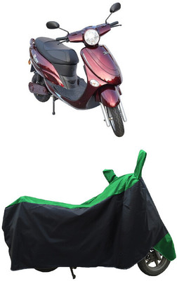 Coxtor Waterproof Two Wheeler Cover for Avon(E Star BS6, Green, Blue)