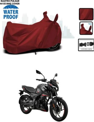 RAQTRO Waterproof Two Wheeler Cover for Bajaj(Pulsar, Maroon)