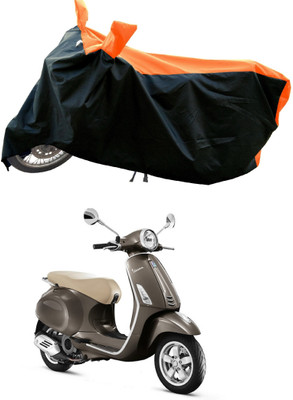 AESTRYD Two Wheeler Cover for Vespa(Vespa VXL 125, Orange)
