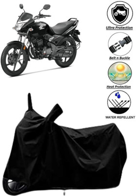 WMIZEXA Waterproof Two Wheeler Cover for Universal For Bike(CB Unicorn 150, Black)