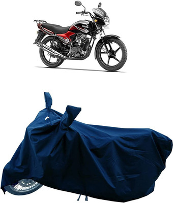 Mdstar Waterproof Two Wheeler Cover for Yamaha(YBR 110, Blue)