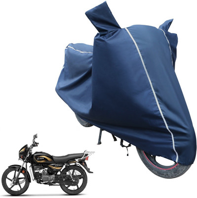 Fit Fly Waterproof Two Wheeler Cover for Hero(Splendor Plus, Blue)