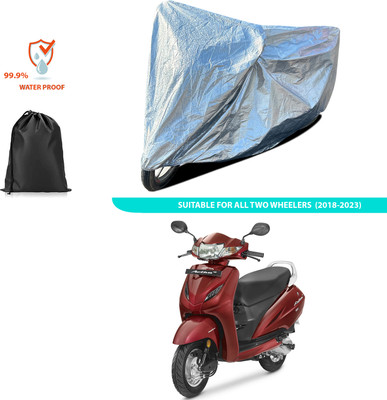 CODOKI Waterproof Two Wheeler Cover for Honda(Activa 4G, Silver)