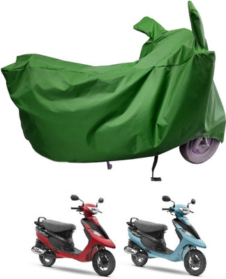 Amexride Two Wheeler Cover for TVS(Scooty Pep Plus, Maroon)