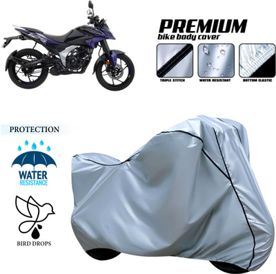 CODOKI Waterproof Two Wheeler Cover for Bajaj(Pulsar 125 Neon, Silver)
