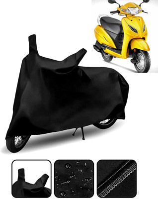 Lakshmina Enterprises Waterproof Two Wheeler Cover for Honda(Activa 5G, Black)