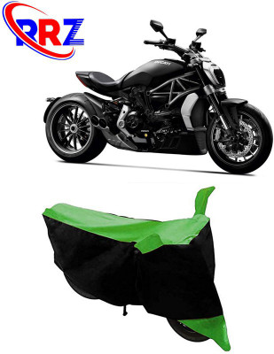 RRZ Waterproof Two Wheeler Cover for Ducati(XDiavel, Black, Green)