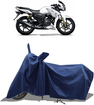 AASHTIK MART Two Wheeler Cover for TVS(Blue)