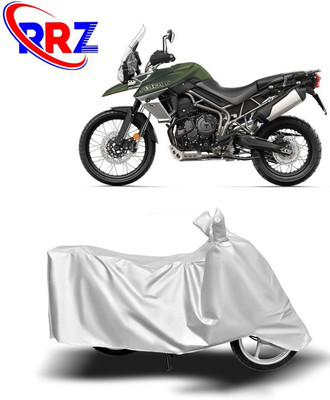 RRZ Waterproof Two Wheeler Cover for Triumph(Tiger 800 XCA, White)