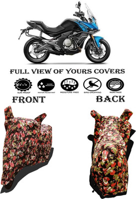 Amexride Two Wheeler Cover for CFMoto(650MT, Multicolor)