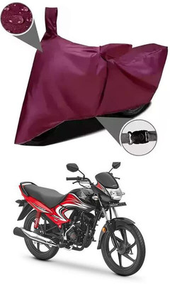 AASHTIK MART Two Wheeler Cover for Honda(Dream Yuga, Maroon)
