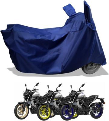 Amexride Two Wheeler Cover for Yamaha(MT-15 BS6, Blue)