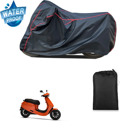 CODOKI Waterproof Two Wheeler Cover for Ola(Black)