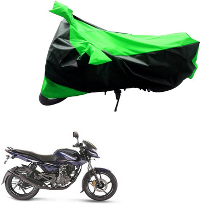 MMSSTAR Waterproof Two Wheeler Cover for Bajaj(Caliber, Black, Green)