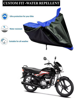 PAGORA Waterproof Two Wheeler Cover for Hero(CD deluxe, Blue)