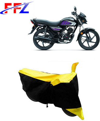FFZ Waterproof Two Wheeler Cover for Honda(Dream Neo, Black, Yellow)