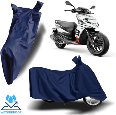 ROYAL AUTO MART Waterproof Two Wheeler Cover for Aprilia(SR 150, Blue)
