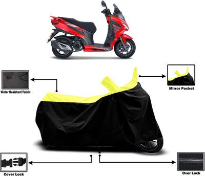 Amexride Two Wheeler Cover for Aprilia(SXR 160, Yellow)