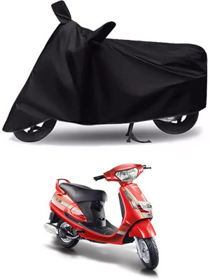 AASHTIK MART Two Wheeler Cover for Mahindra(Gusto 125 BS6, Black)