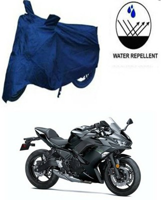 Ascension Two Wheeler Cover for Kawasaki(Ninja 650 BS6, Blue)