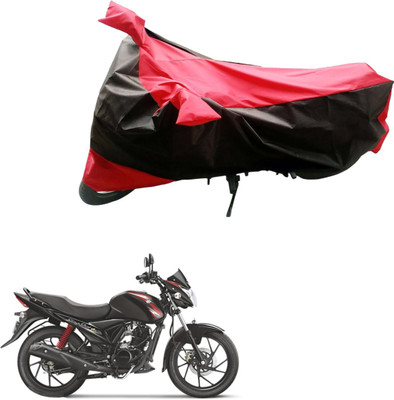 MMSSTAR Waterproof Two Wheeler Cover for Suzuki(Sling, Black, Red)