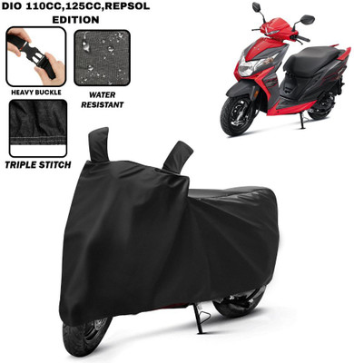 SRP PRODUCT Waterproof Two Wheeler Cover for Honda(Dio, Black)