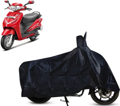 EGAL Waterproof Two Wheeler Cover for Hero(Duet VX 110CC BS6, Black)