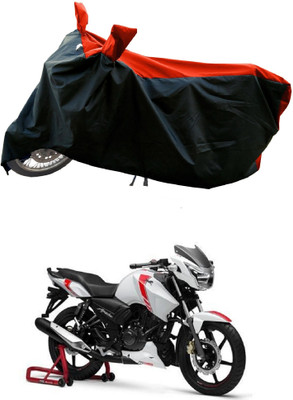 DeepShakshi AUTOMOTIVE Waterproof Two Wheeler Cover for TVS(Apache RTR 160, Red)