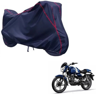Car Life Two Wheeler Cover for Bajaj(V15, Blue, Red)