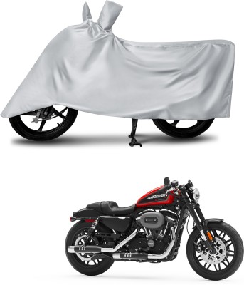 LICATOR Two Wheeler Cover for Harley Davidson(Roadster, Silver)