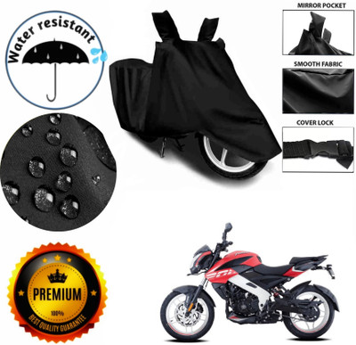 AIKOZIYA Waterproof Two Wheeler Cover for Bajaj(Pulsar 200 NS DTS-i, Black)