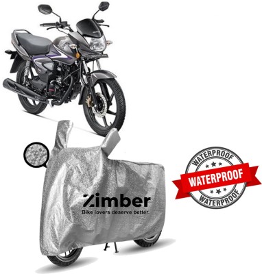 ZIMBER Two Wheeler Cover for Honda(CB Shine, Silver)