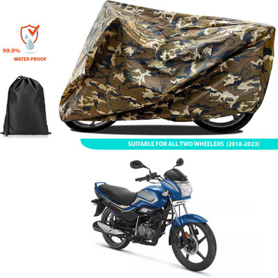 GOSHIV-car and bike accessories Waterproof Two Wheeler Cover for Hero(Yellow)