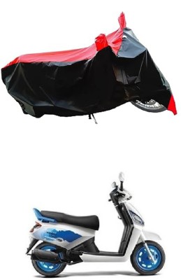 VESMEI Two Wheeler Cover for Mahindra(Gusto Electric, Red)