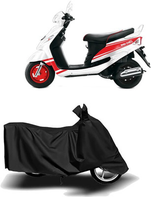 starmick Waterproof Two Wheeler Cover for Mahindra(Rodeo UZO, Black)